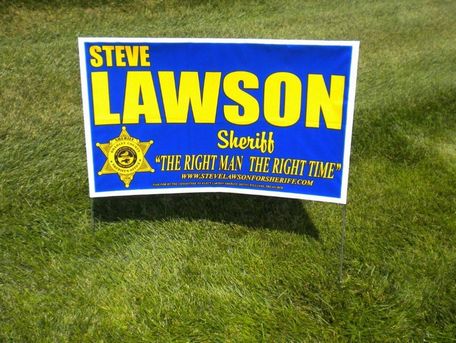 Bag Signs : Poly Bag Signs for Large Political Campaigns